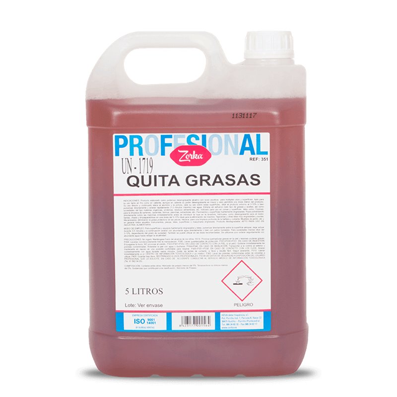 Quitagrasas profesional 5L