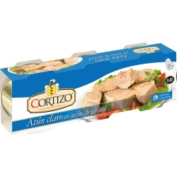 Pack de 3 Latas de Atún Claro Cortizo